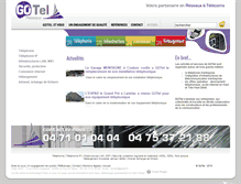 Tablet Screenshot of gotel.fr